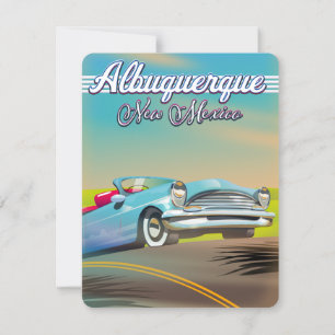 Affiche de voyage Albuquerque Nouveau-Mexique.