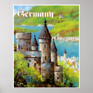 Affiche de voyage Allemagne 