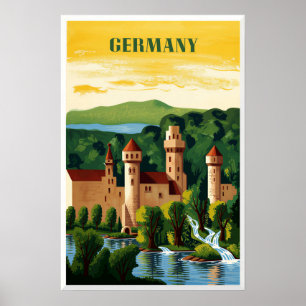 Affiche de voyage Allemagne