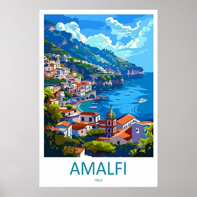 Affiche de voyage AmalfiVintage Parc national de s (Devant)
