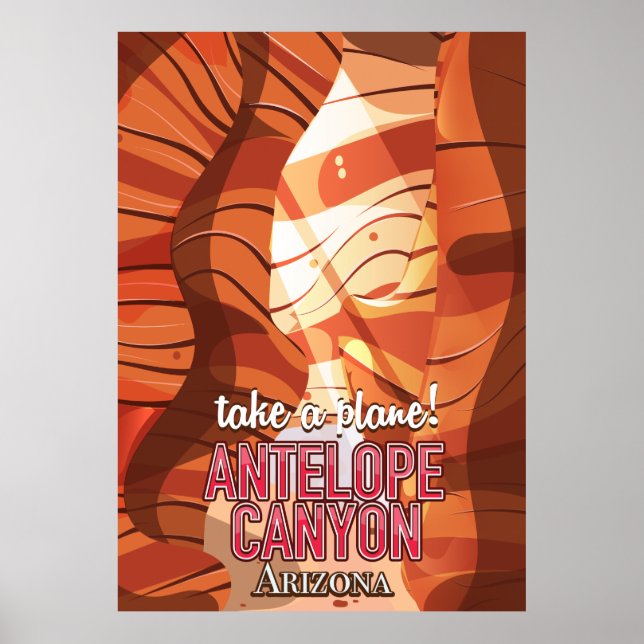 Affiche de voyage Antelope Canyon Arizona (Devant)