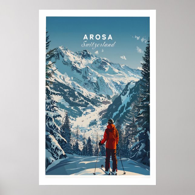 Affiche de voyage Arosa - Suisse 1 (Devant)