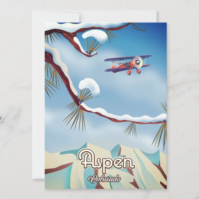 Affiche de voyage Aspen Colorado (Devant)