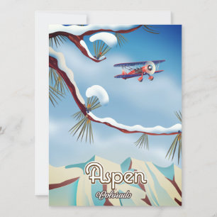 Affiche de voyage Aspen Colorado