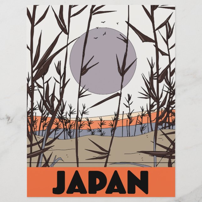 Affiche de voyage au Japon (Devant)