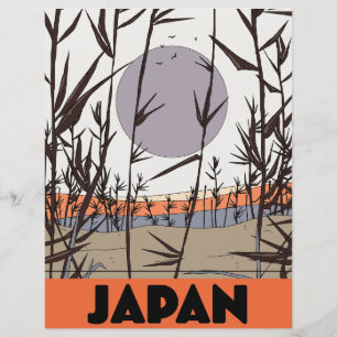 Affiche de voyage au Japon