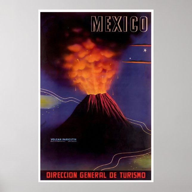 Affiche de voyage au Mexique Art mexicain Impressi (Devant)
