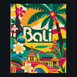 Affiche de voyage Bali Indonésie<br><div class="desc">Plongez dans la beauté tranquille de Bali avec cette magnifique peinture numérique. Parfait pour ajouter une touche d'élégance tropicale à votre maison ou à votre bureau,  cet artisanat évoque un sentiment de calme et de dépaysement,  vous transportant à chaque regard vers les rives idylliques de Bali.</div>