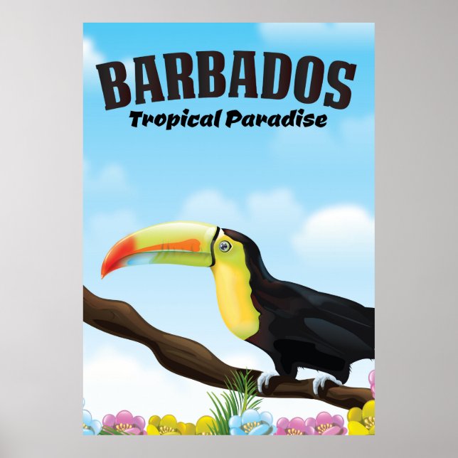 Affiche de voyage Barbados Tropical Paradise (Devant)