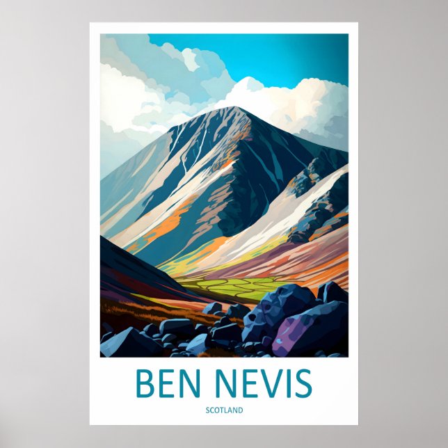 Affiche de voyage Ben Nevis Écosse 2 (Devant)