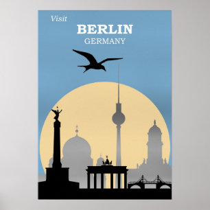 Affiche de voyage Berlin, Allemagne