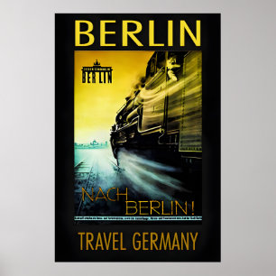 Affiche de voyage Berlin-Allemagne
