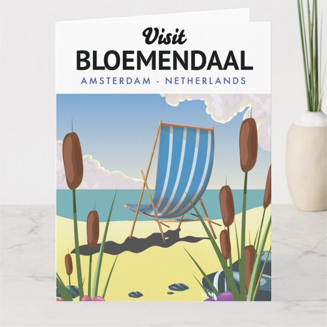 Affiche de voyage Bloemendaal Amsterdam Carte post (Devant)