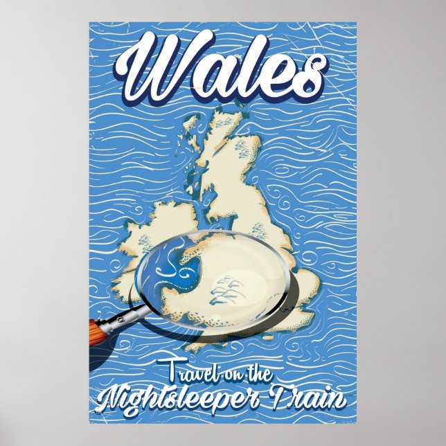 Affiche de voyage britannique train Nightsleeper P (Devant)