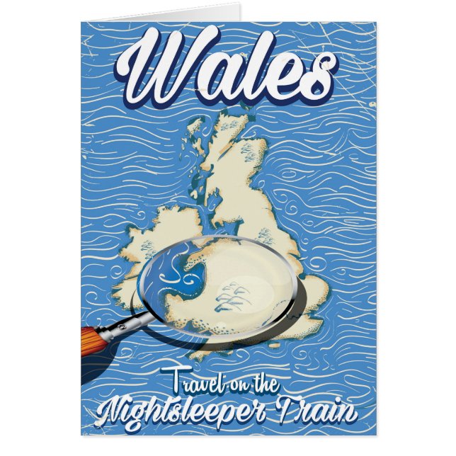 Affiche de voyage britannique train Nightsleeper P (Devant)