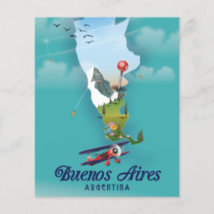 Affiche de voyage Buenos Aires, Argentine