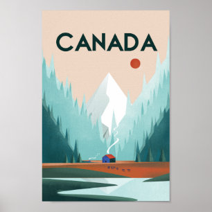 Affiche de voyage Canada