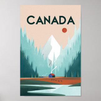 Affiche de voyage Canada
