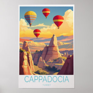 Affiche de voyage Cappadocia Turquie