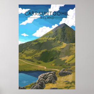 Affiche de voyage Carrauntoohil Irlande