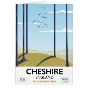 Affiche de voyage Cheshire, Angleterre