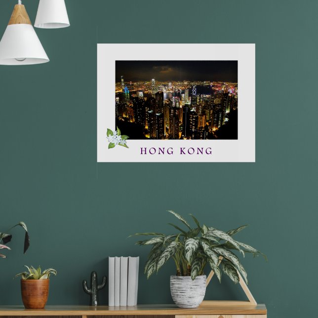 Affiche de voyage Cityscape Hong Kong (Salon 1)