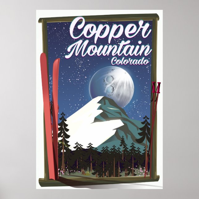 Affiche de voyage Colorado Copper Mountain (Devant)
