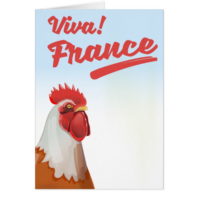 Affiche de voyage Coq de France (Devant)