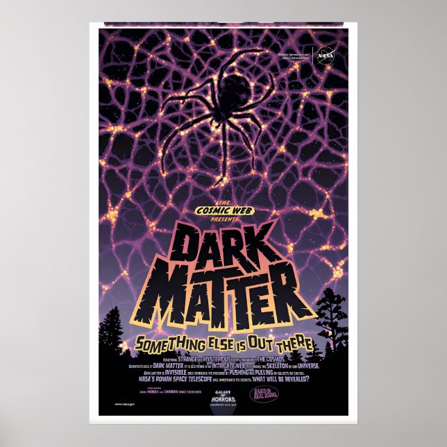 Affiche de voyage dans l'espace NASA Dark Matter I (Devant)