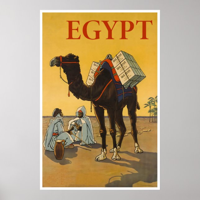 Affiche de voyage d'art égyptien Mur Nature Impres (Devant)