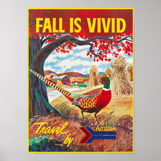 Affiche de voyage d'automne (Devant)