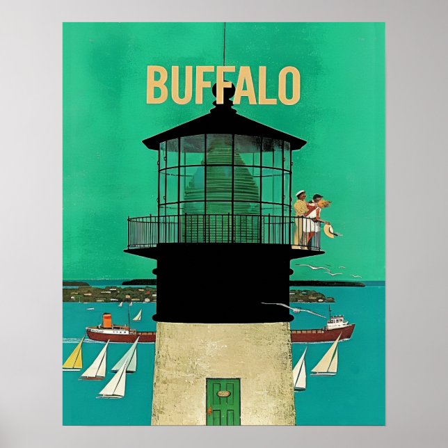Affiche de voyage de Buffalo  (Devant)