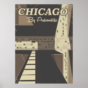 Affiche de voyage de Chicago City
