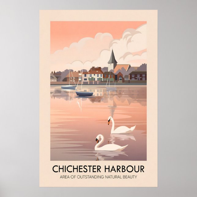 Affiche de voyage de Chichester Harbour AONB (Devant)