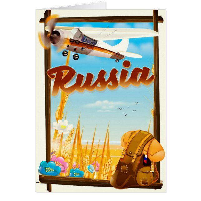 Affiche de voyage de dessin animé de paysage de fe (Devant)