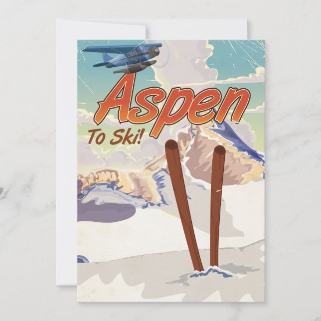 Affiche de voyage de dessin animé Viking pour voya (Devant)