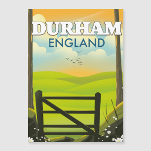 Affiche de voyage de Durham Angleterre