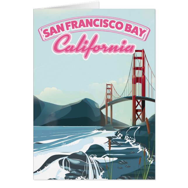 Affiche de voyage de la baie de San Francisco (Devant)