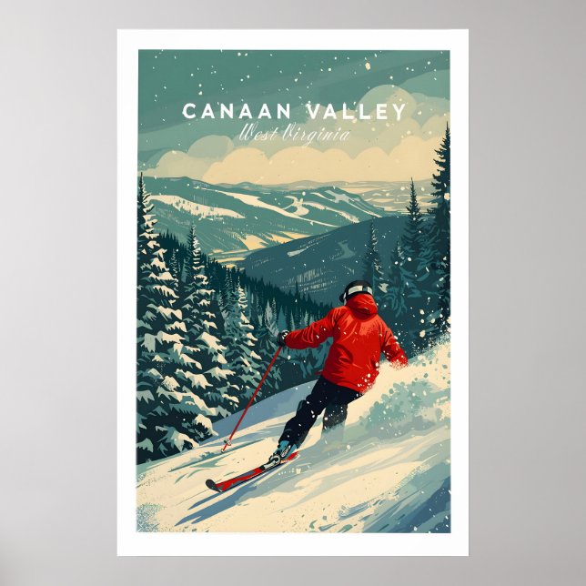 Affiche de voyage de la vallée de Canaan 1 (Devant)