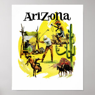 Affiche de voyage de l'Arizona