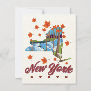 Affiche de voyage de l'État de New York