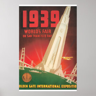 Affiche de voyage de l'Exposition mondiale de San 