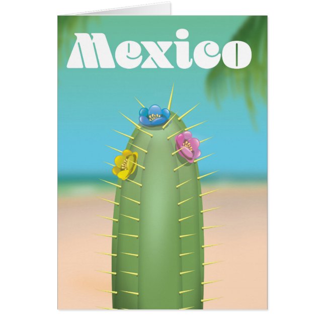Affiche de voyage de Mexico Cactus (Devant)