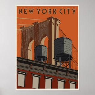 Affiche de voyage de New York