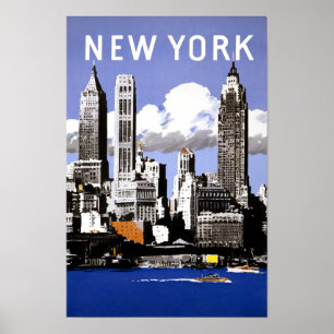 Affiche de voyage de New York