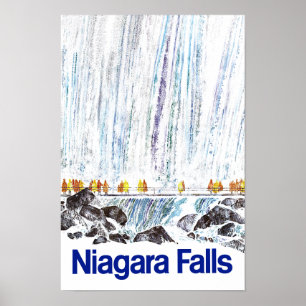 Affiche de voyage de Niagara Falls