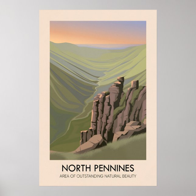 Affiche de voyage de North Pennines AONB (Devant)
