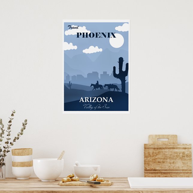 Affiche de voyage de Phoenix (Cuisine)