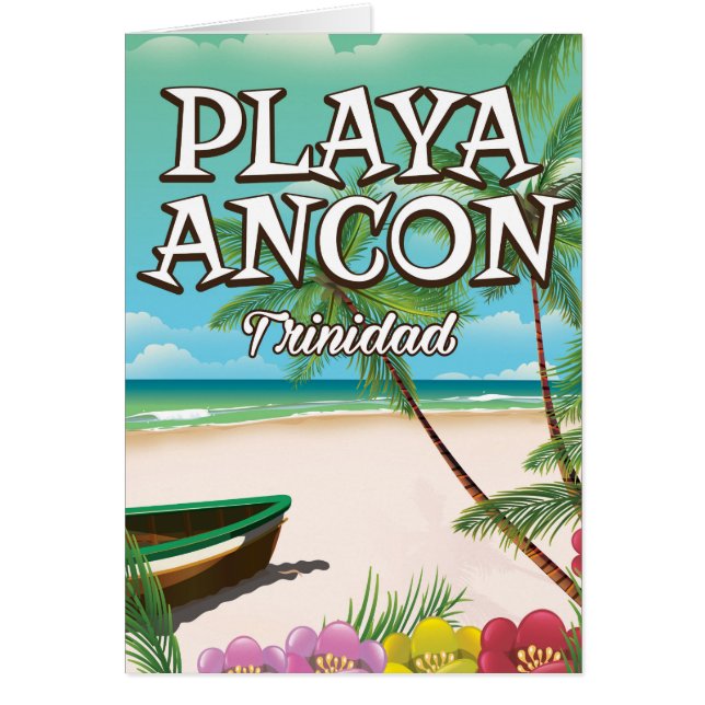 Affiche de voyage de Playa Ancón Trinidad (Devant)
