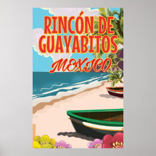 Affiche de voyage de Rincón de Guayabitos Beach Me